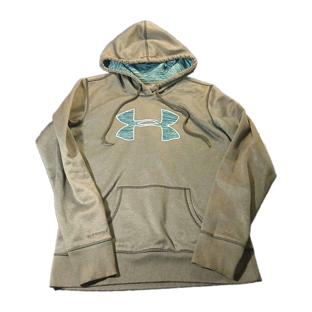 Womens Under Armour Storm Hoodie Gray Medium No Tag